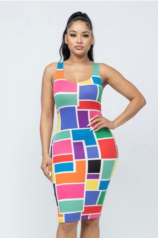 Color Block Dress